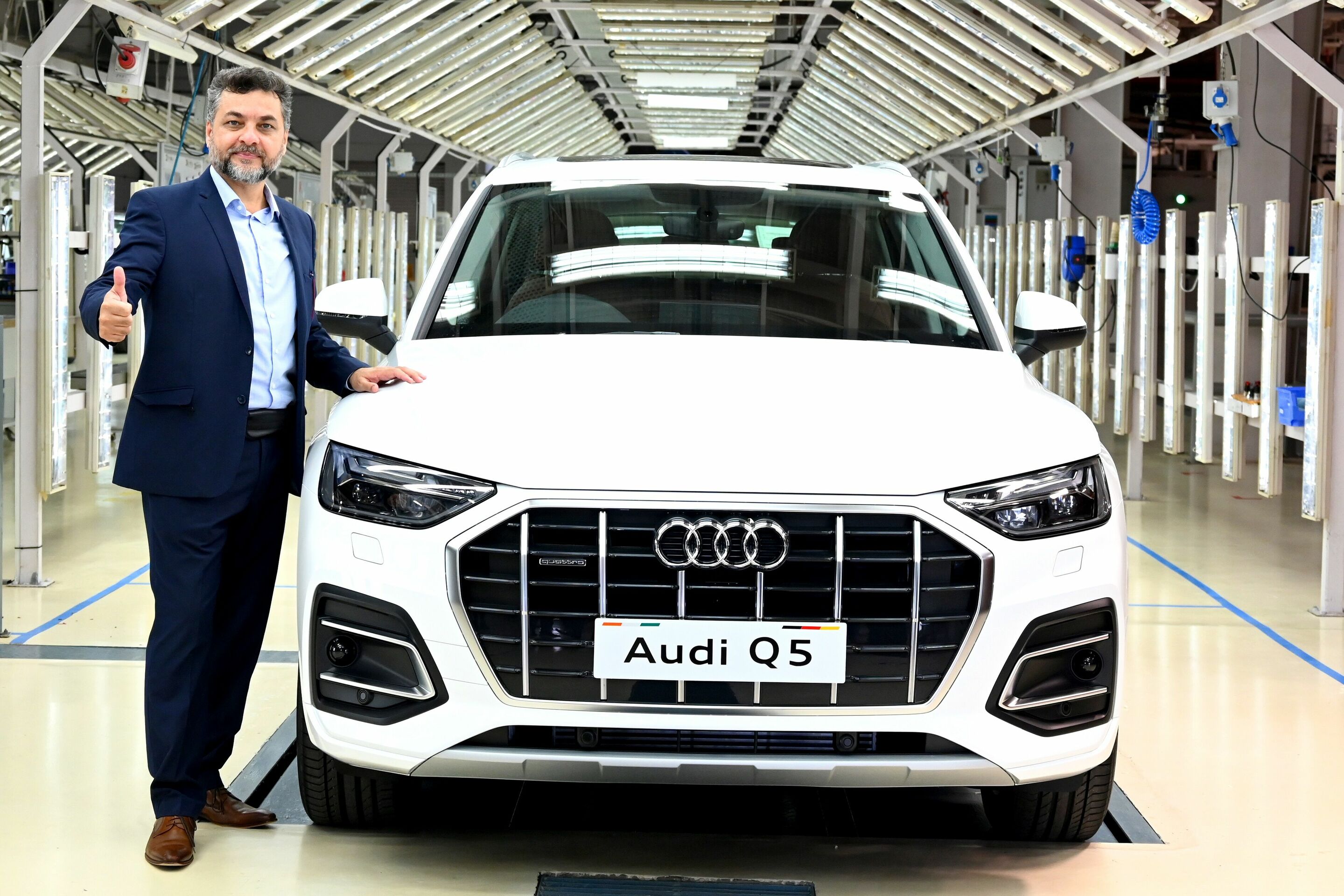Audi am Standort Aurangabad - Balbir Singh Dhillon, Leiter Audi India.