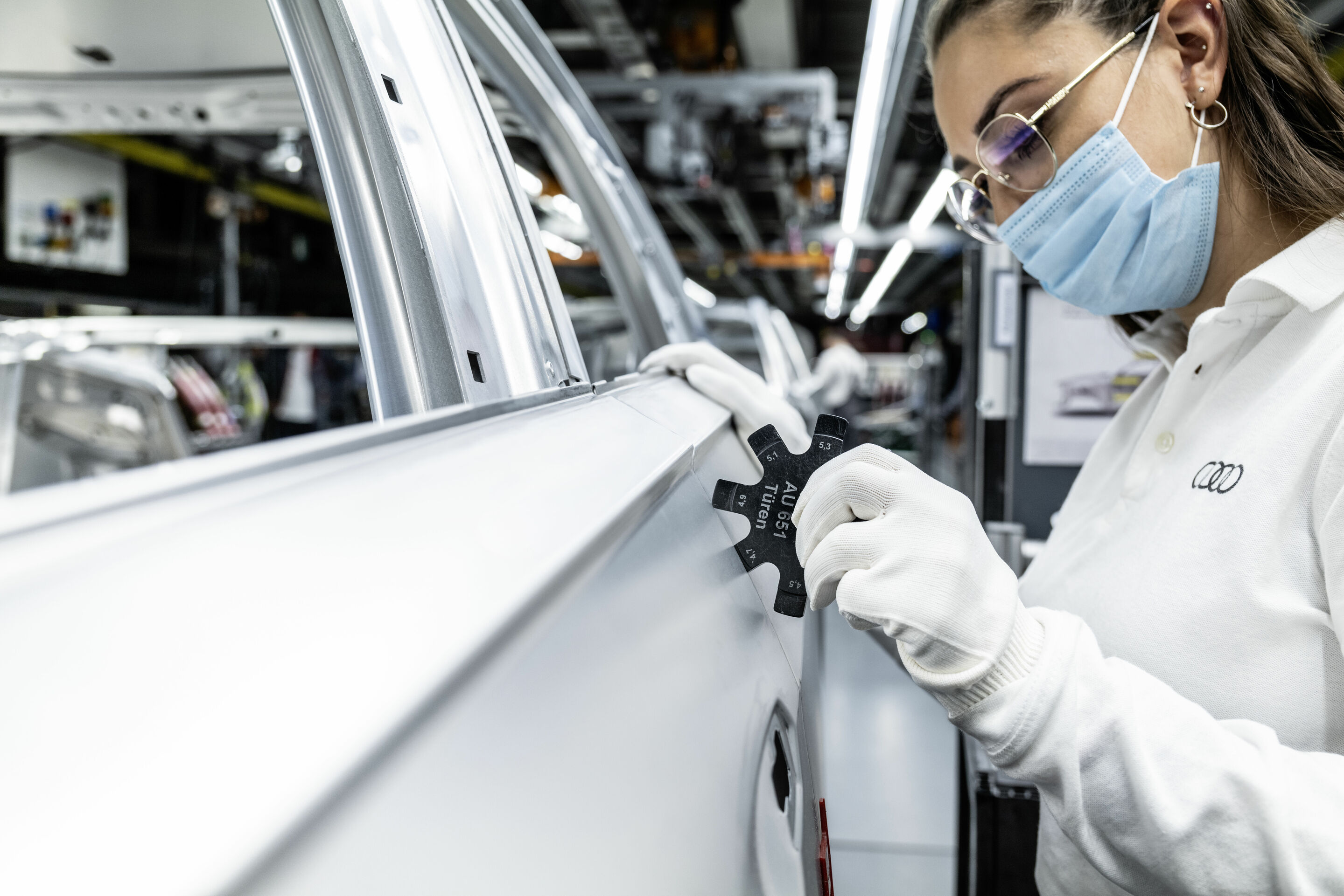 Fahrzeugfertigung am Standort Neckarsulm - Audi A8-Karosseriebau