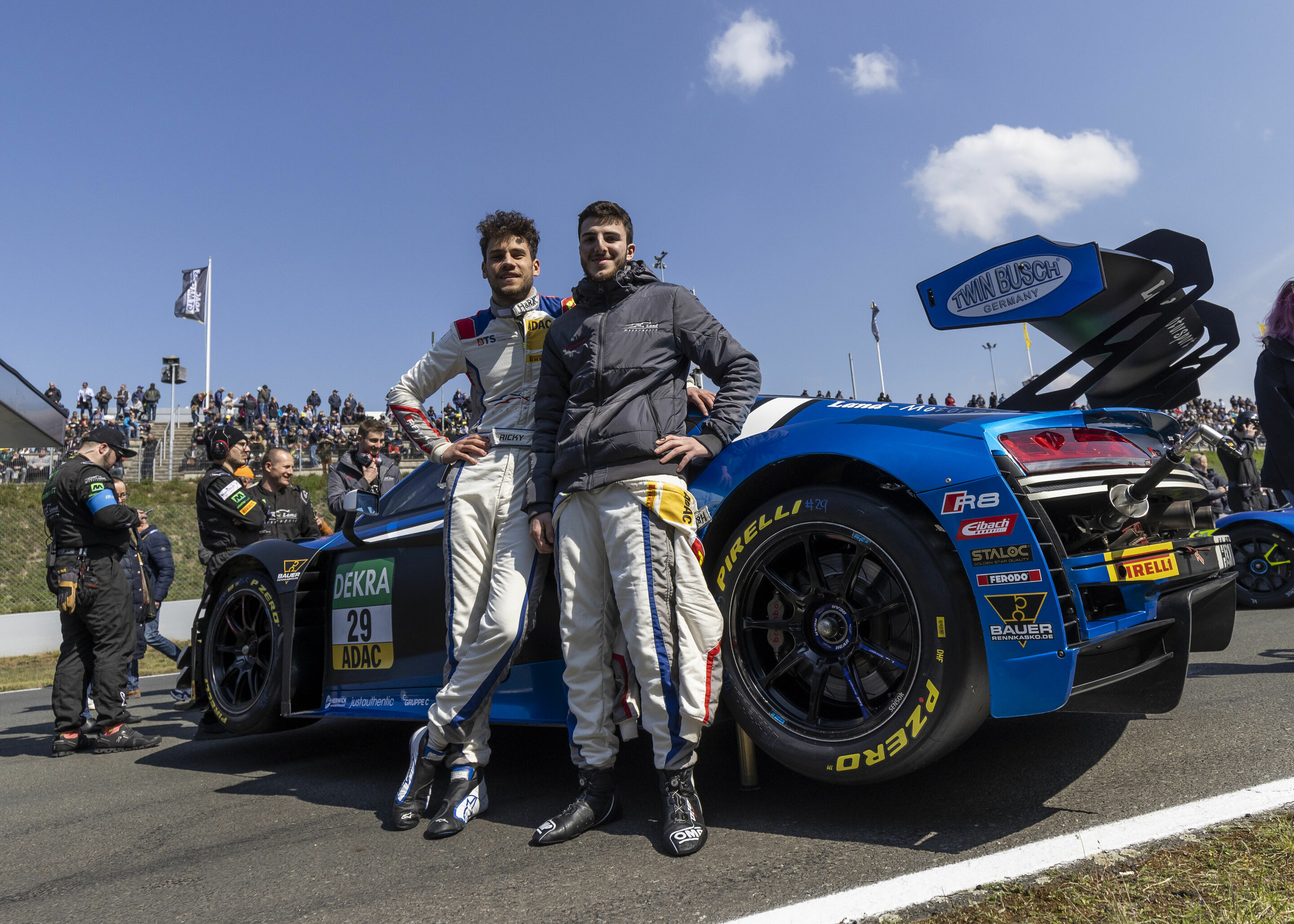 ADAC GT Masters 2022 - Audi R8 LMS #29 (Montaplast by Land-Motorsport), Ricardo Feller/Jusuf Owega