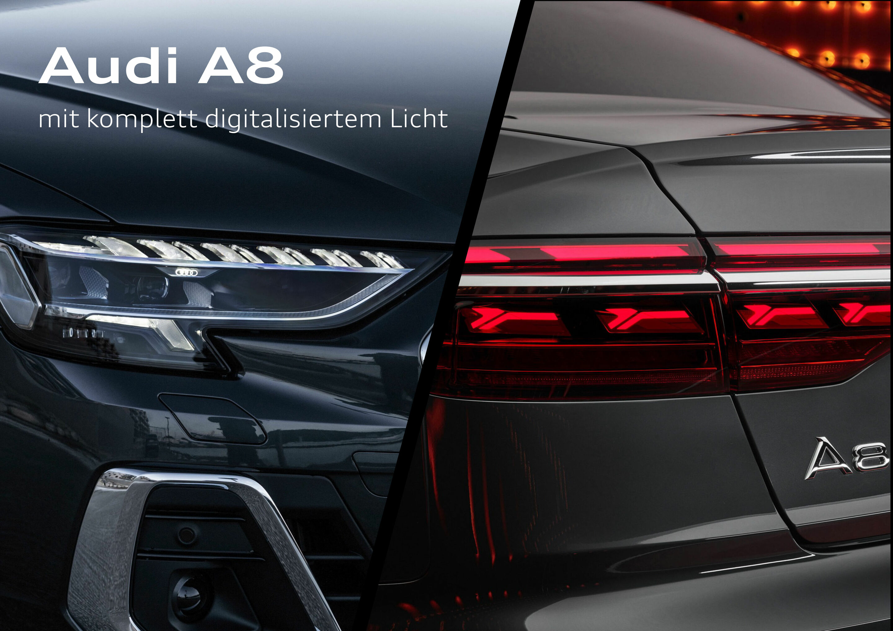Audi A8 - mit komplett digitalisiertem Licht