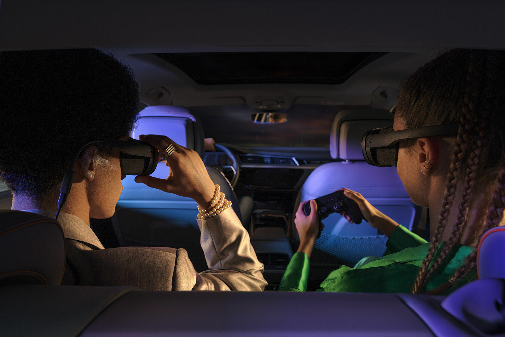 Audi brings  VR experience platform to CES 2023 - Audi is the first car manufacturer in the world to bring virtual reality entertainment by holoride to series production.

Using virtual-reality glasses during a drive: Only permitted for passengers in...