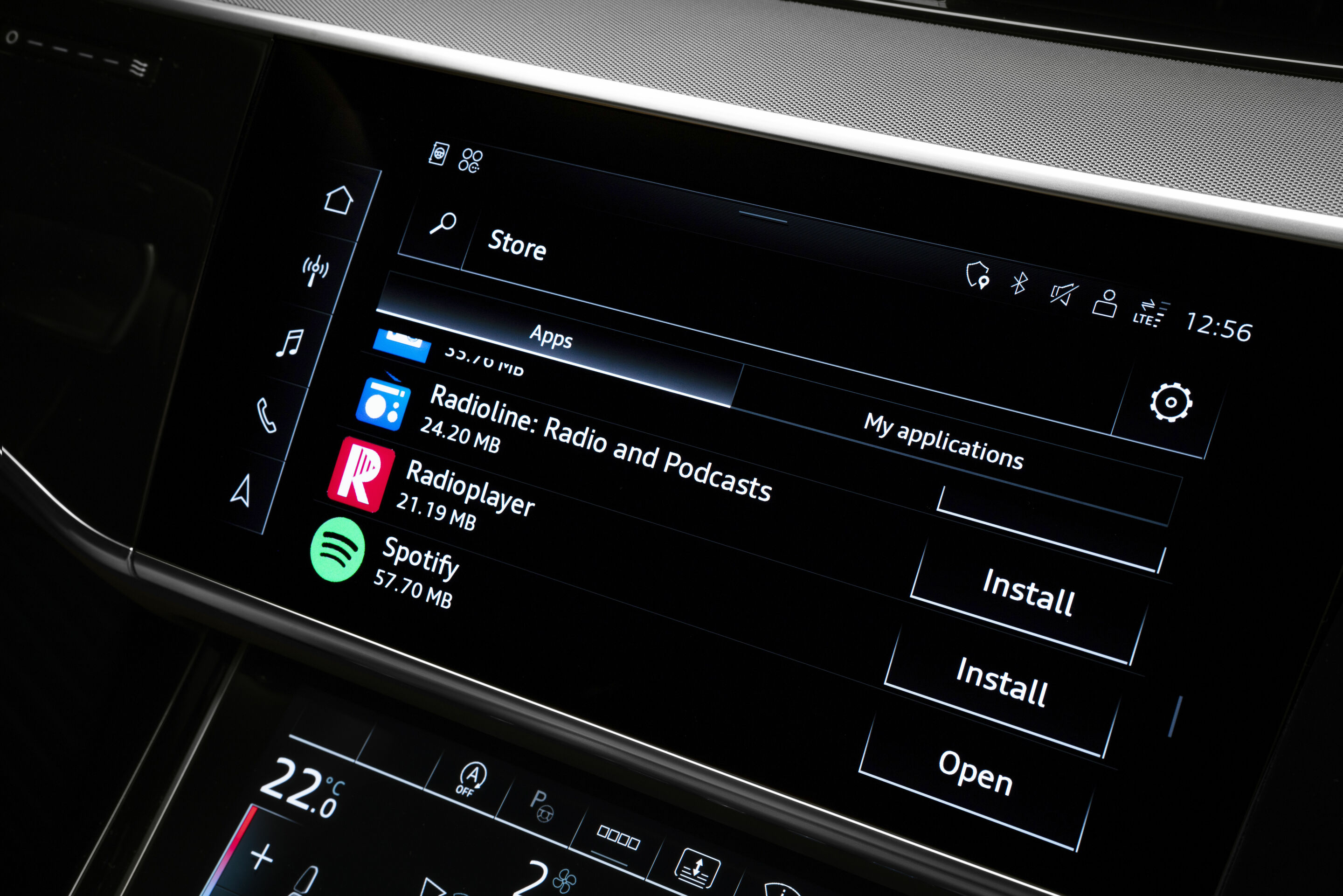 Audi integrates store for apps - Audi will bring a store for apps to selected models with the third-generation modular infotainment toolkit (MIB 3) from summer 2023.