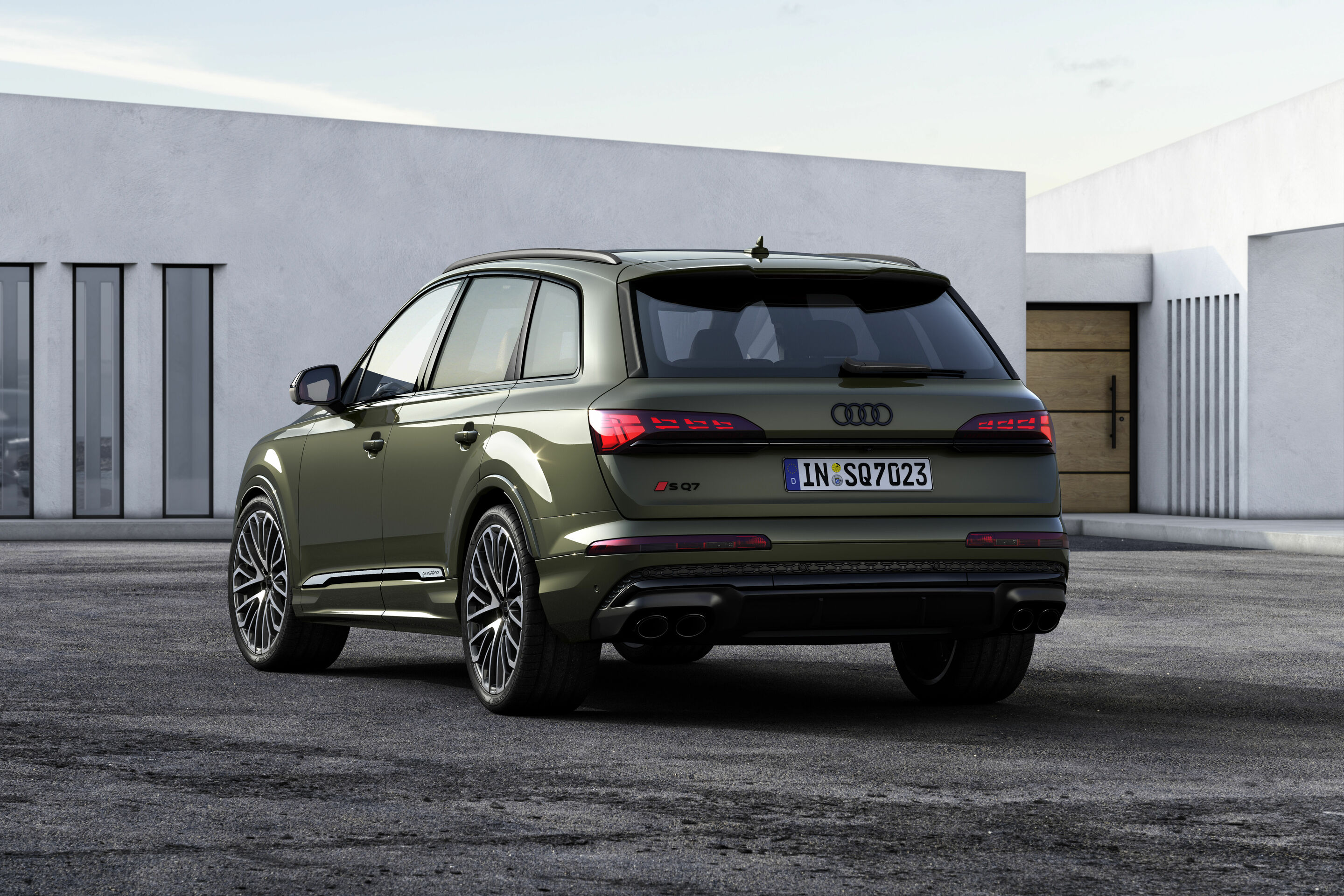Audi SQ7 TFSI - Static photo, 
Colour: Oak green pearl effect