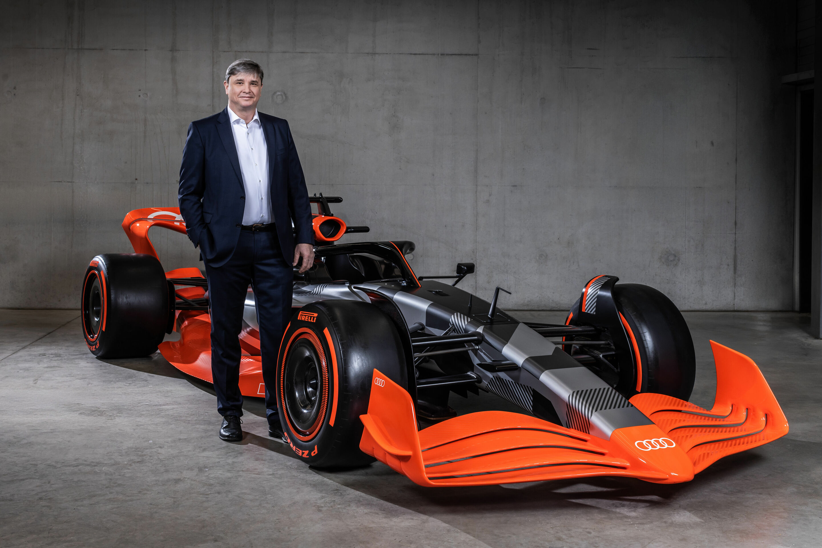 Audi F1 Project - Jürgen Rittersberger, Member of the Board of Management of AUDI AG, responsible for Finance, Legal Affairs and IT, Member of the Board of Directors of Sauber Motorsport AG and Chairman of the Shareholders' Meeting of Audi Formula Racing...