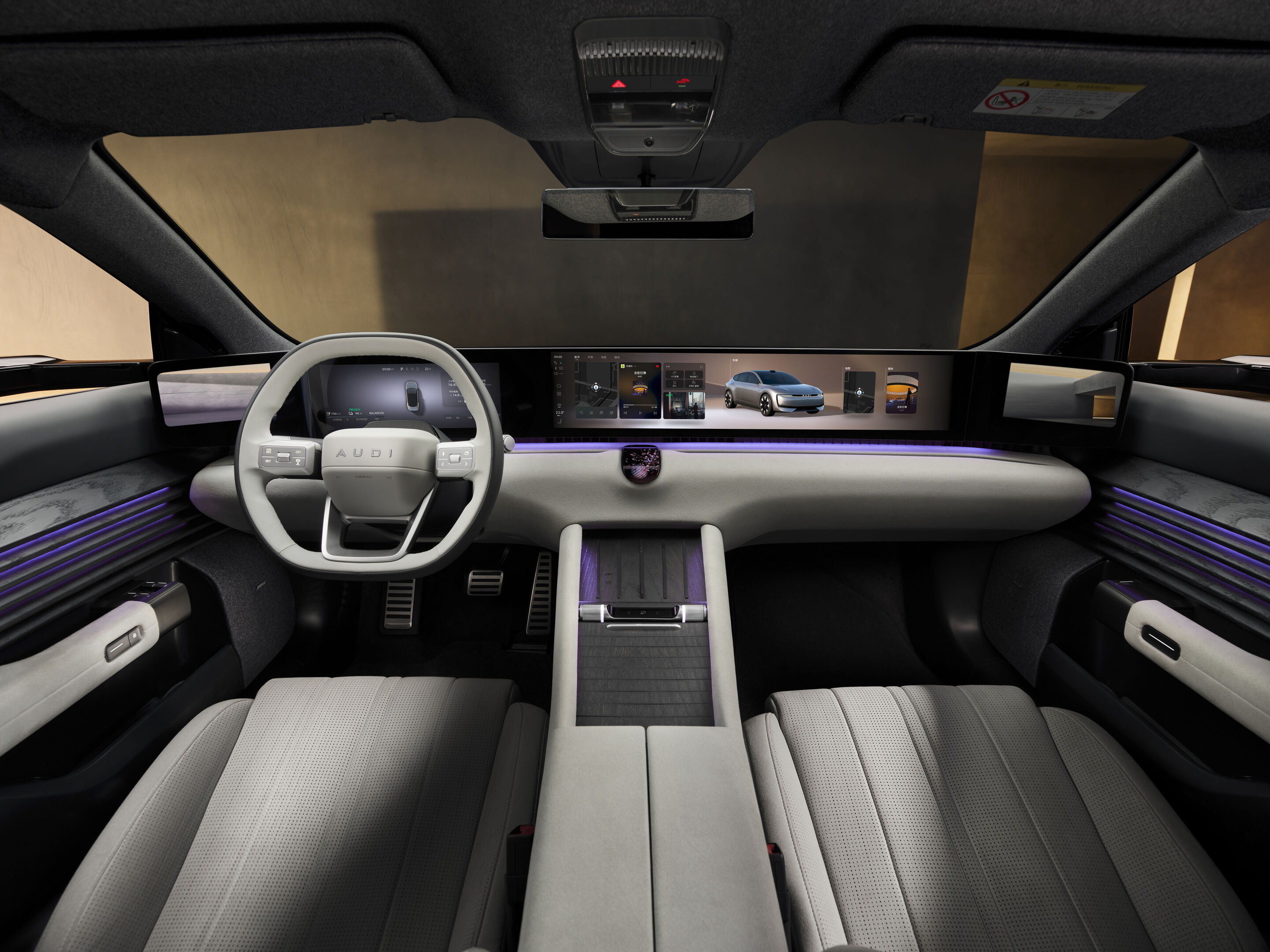 AUDI E5 Sportback - Interior photo, cockpit