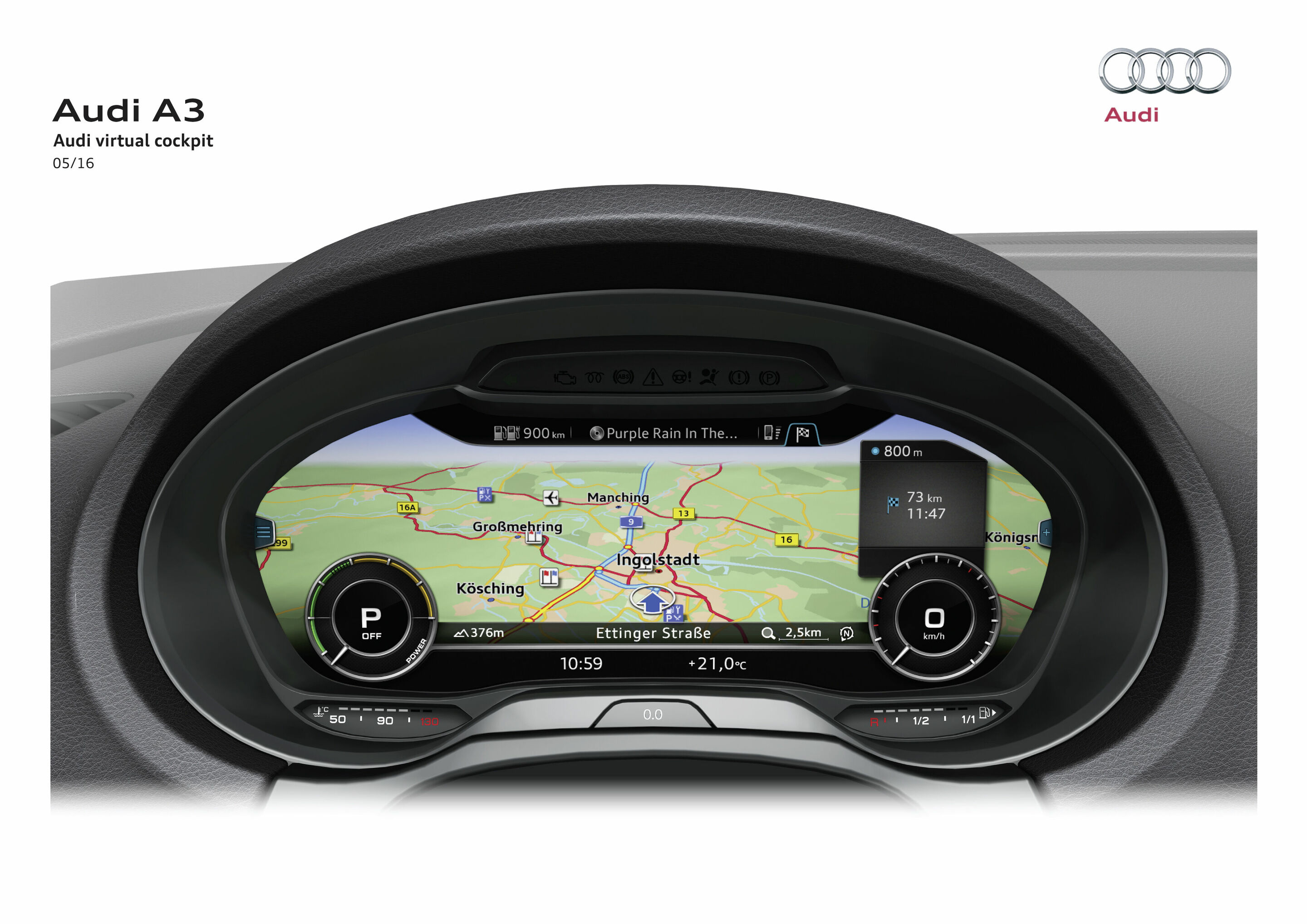 Illustration - Audi A3 - Audi virtual cockpit