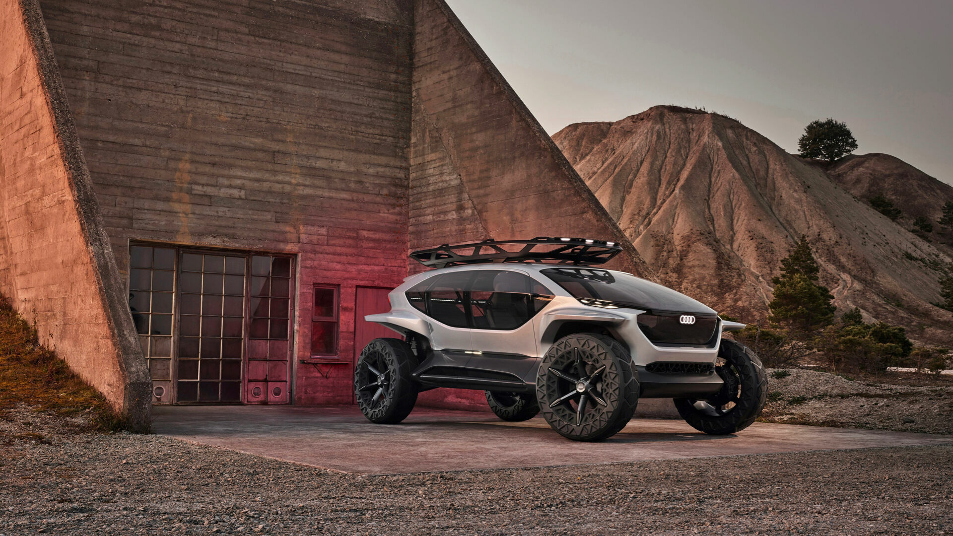 Audi AI:TRAIL quattro (2019) - Static photo
Color: Solar sky